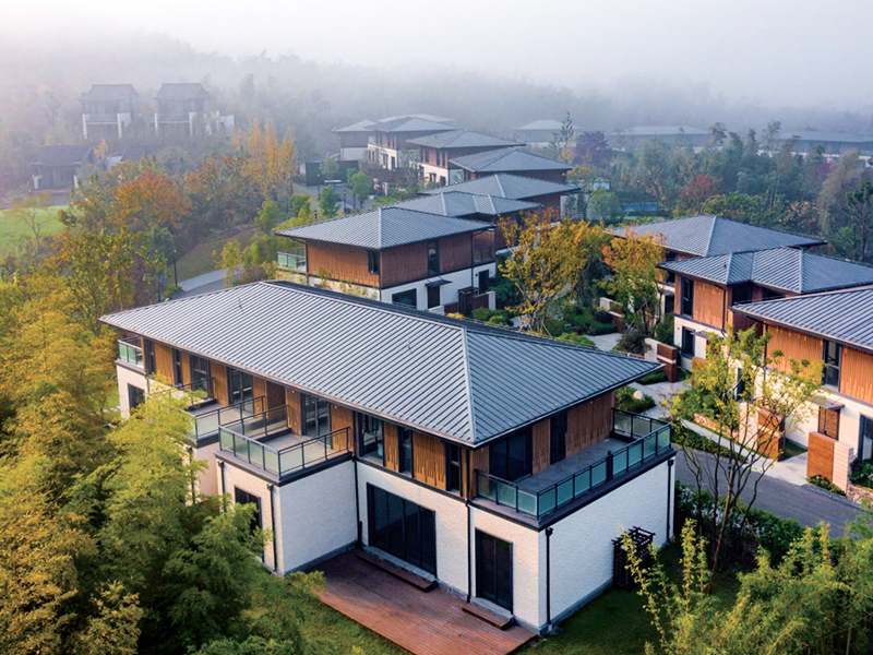 Complexe hôtelier à structure en bois Hantian de Changzhou