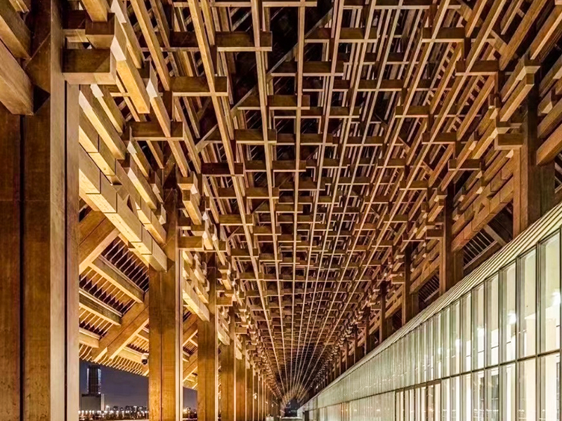Centre de conférences international sur les structures en bois Vanke Tianfu